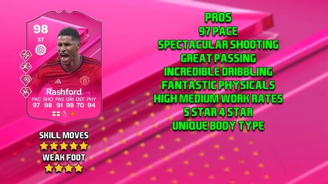 97 FUTTIES RASHFORD IS ABSOLUTELY BROKEN!!! | FC 24 PLAYER REVIEW смотреть онлайн
