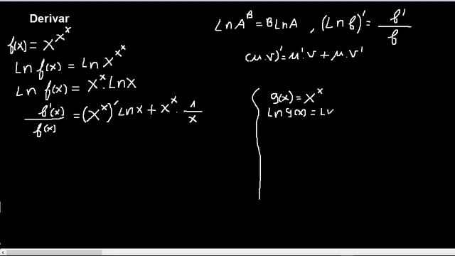 Derivadas de funciones con exponente en función de x,funciones con potencia en funcion de x смотреть онлайн