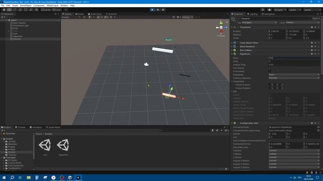 Unity Joints и все его настройки смотреть онлайн