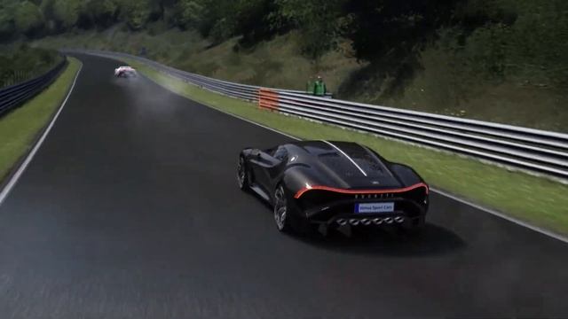 Bugatti La Voiture Noire vs Bugatti Centociedi at Nordschleife смотреть онлайн