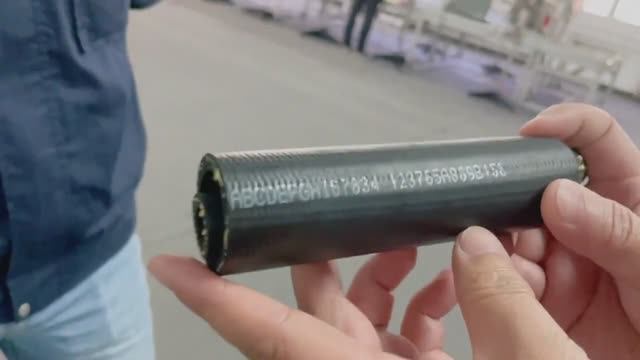 Нанесение маркировки на резиновую продукцию с помощью принтера Saturn K750