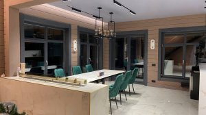 Шикарный дизайнерский дом из клееного бруса с сауной и купелью в поселке Гринвуд, Московской области