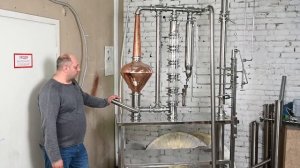 Жесткая обвязка подвода воды для системы дистилляции и ректификации