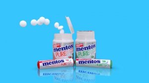 Реклама Mentos Pure White 2019
