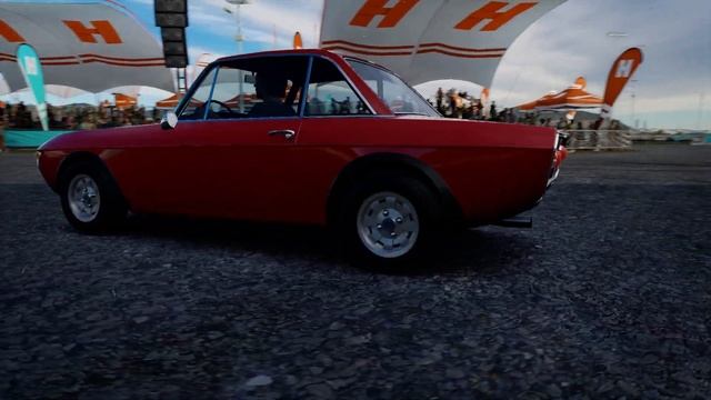 Forza Horizon 3 - Lancia Fulvia HF drone view смотреть онлайн