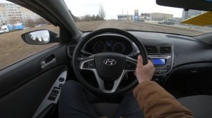 2013 Hyundai Solaris 1.6L POV Test Drive