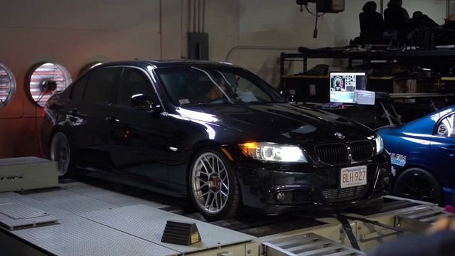 Single turbo n54 dyno pull смотреть онлайн