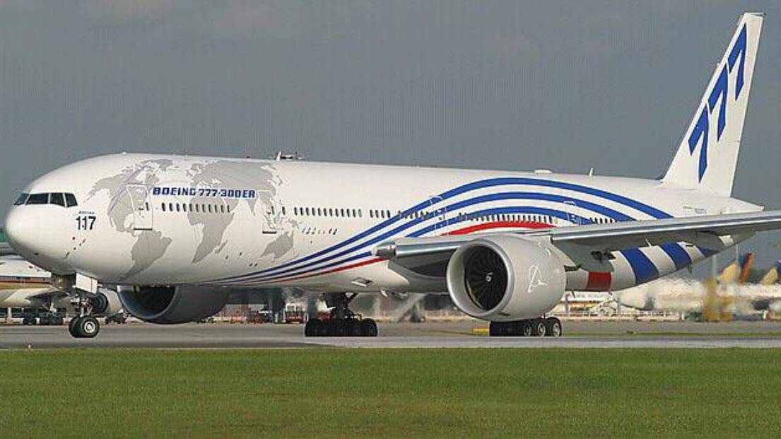 BOEING-777-300ER, ЗВЕЗДА, 1-144, ОБЗОР СОБРАННОЙ МОДЕЛИ