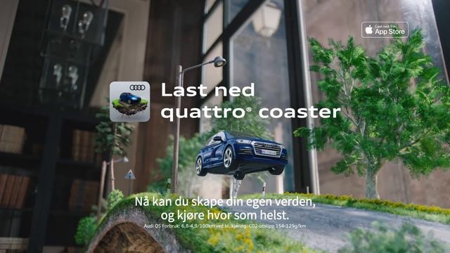 Audi quattro coaster - reklamefilm 20 sekunder смотреть онлайн