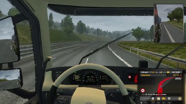 Euro Truck Simulator 2 Multiplayer ►Рейс с напарником смотреть онлайн