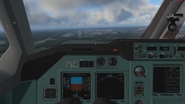 Тест X-plane-12. UUWW (Внуково). Ту-204. Landing. смотреть онлайн