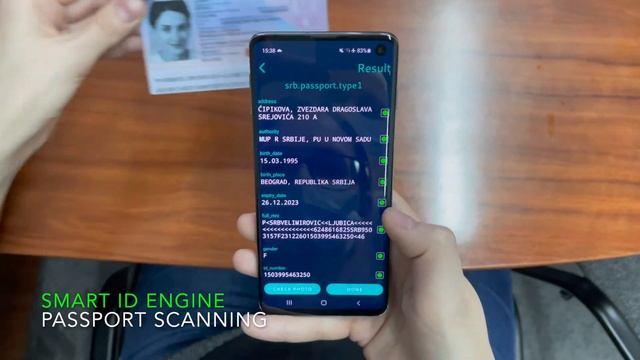 Passport real-time scanning by Smart Engines смотреть онлайн