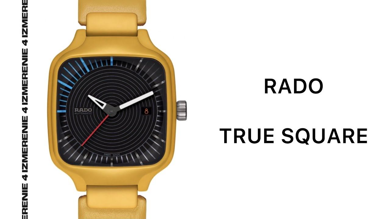 Обзор 4 Измерение Rado True Square R27074155
