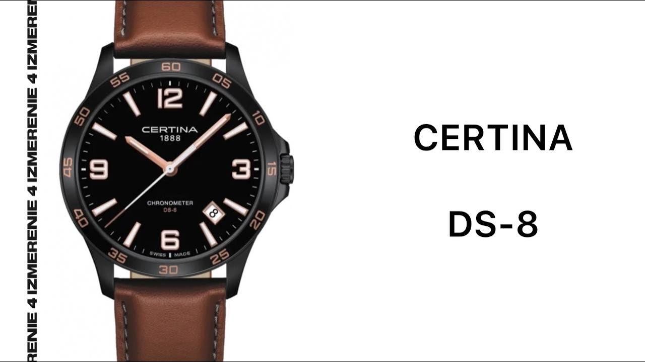 Обзор 4 Измерение Certina DS-8 C033.851.36.057.00 смотреть онлайн
