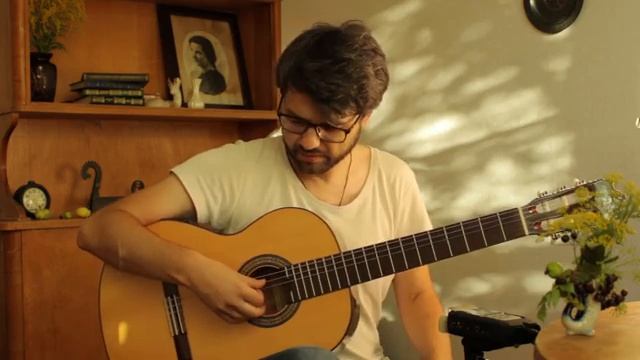 Простой и красивый этюд на гитаре | разбор + табы смотреть онлайн