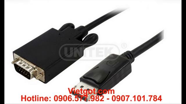 Nơi bán cáp Displayport to Vga 1.8m chính hãng Unitek rẻ nhất tp hcm смотреть онлайн