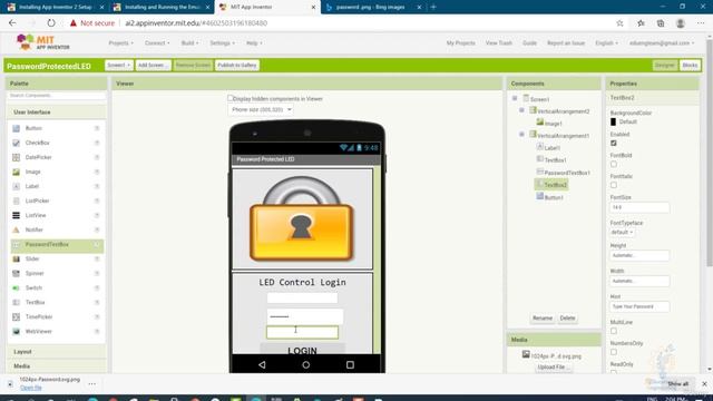 105 - Make a Log In Protected Led Control App смотреть онлайн