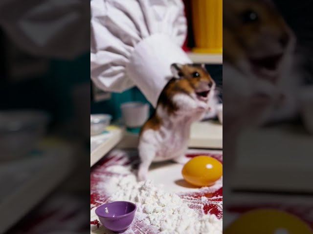 Hamster Chef’s Cake Chaos | Tiny Kitchen Adventures смотреть онлайн