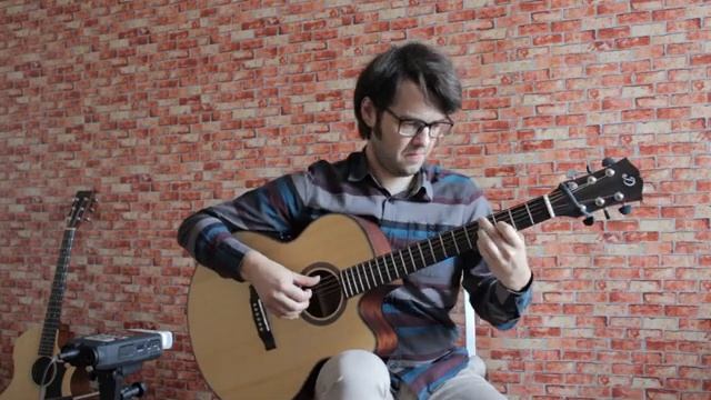 Вечерний звон - джазовая зарисовка на акустической гитаре смотреть онлайн