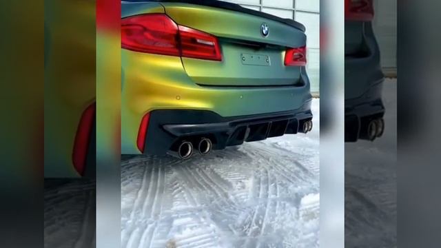 Exhaust sound BMW M5 F90✊✊✊ смотреть онлайн