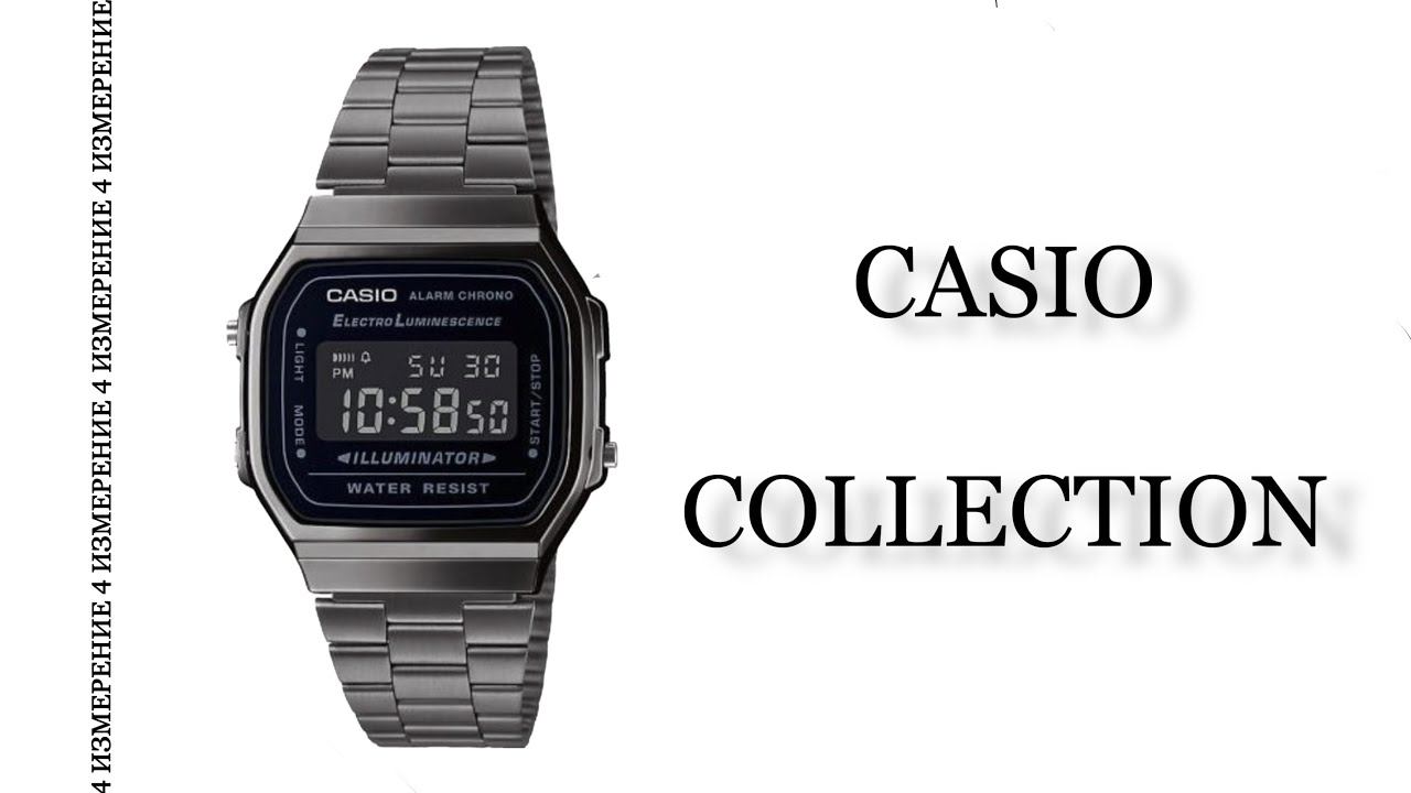 Обзор часов Casio Collection A168WEGG-1BEF