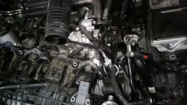 SKODA OCTAVIA 2018 генератор снимаем