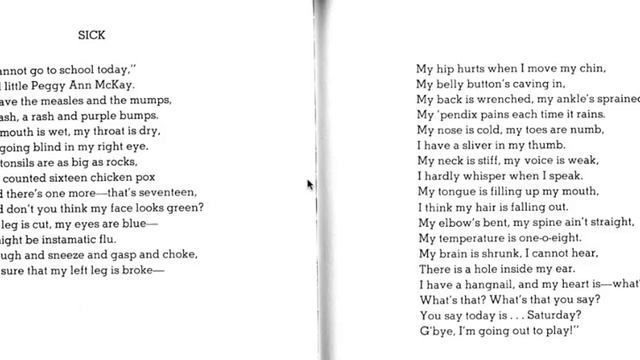 Sick By Shel Silverstein