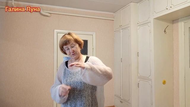 Паутинка спицами без швов.Готовая работа смотреть онлайн