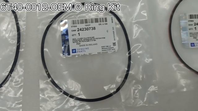 6T40-0012-OEM O Ring Kit смотреть онлайн
