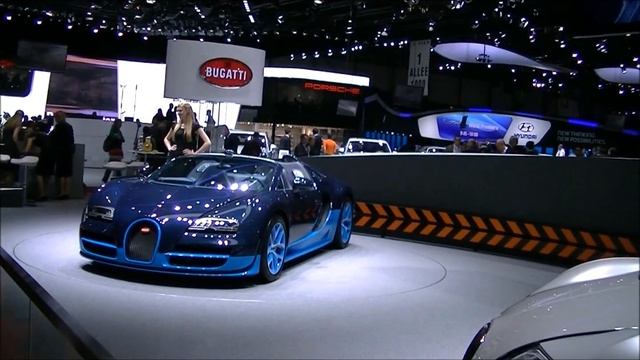 Bugatti Grand Sport Vitesse x2 Geneva Motor Show 2012 смотреть онлайн