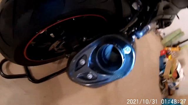 S1000R Euro 4 Akrapovic HP db killer removed смотреть онлайн