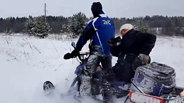 Динго Т150, Т180 Январская поездка с друзьями Часть Вторая! смотреть онлайн