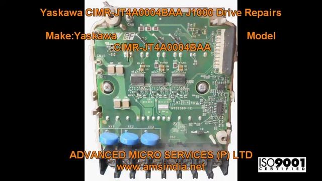 Yaskawa CIMR-JT4A0004BAA J1000 Drive Repairs @ Advanced Micro Services Pvt.Ltd,Bangalore,India смотреть онлайн