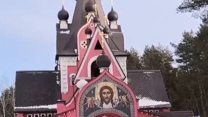 Храм Вознесения Господня в агрогородке Ждановичи Беларусь. смотреть онлайн