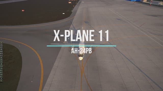 Ан-24. Xplane-11. Тестовый полет.