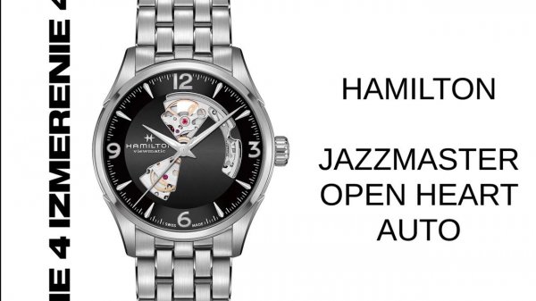 Обзор 4 Измерение HAMILTON JAZZMASTER OPEN HEART AUTO H32705131