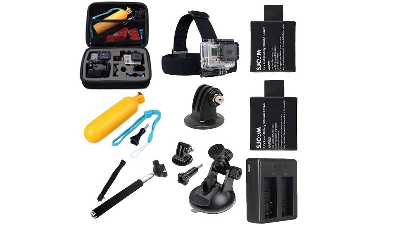 Аксессуары для экшн камеры SJ4000. РаспакOFFка! смотреть онлайн