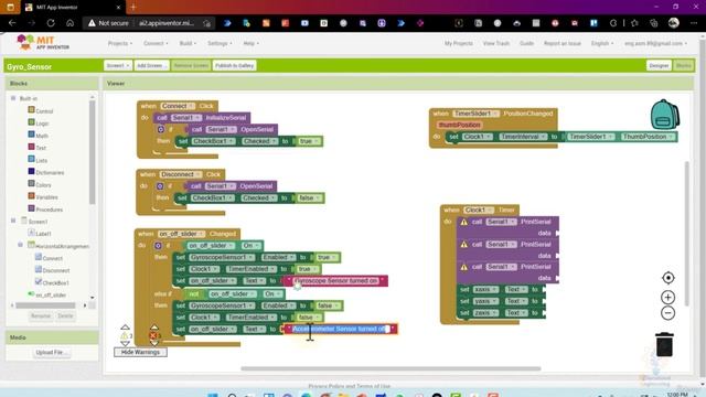 81 - Gyroscope Sensor Mobile App and Arduino Code смотреть онлайн