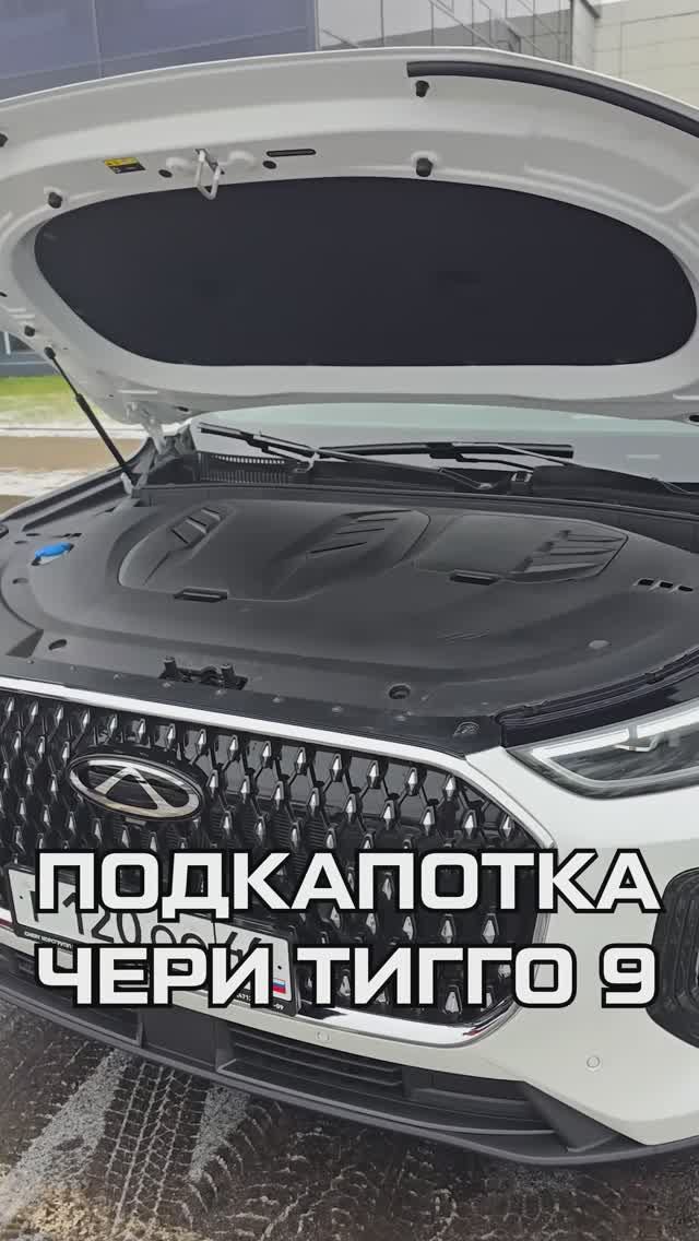 ЧТО ПОД КАПОТОМ У CHERY TIGGO 9 / ПОДКАПОТНОЕ ПРОСТРАНСТВО ЧЕРИ ТИГГО 9 смотреть онлайн