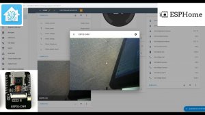 Добавление модуля esp32 cam в esphome и Home assistant