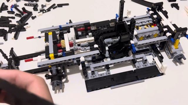 LEGO TECHNIC Porsche 911 RSR - обзор и Сборка 3-часть