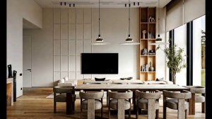 Дизайн интерьера кухни-гостиной в современном стиле