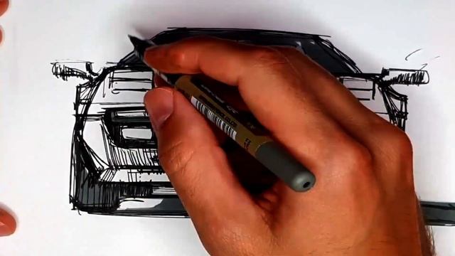 1min Sketch - Ferrari 308 GTS смотреть онлайн