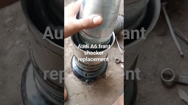 Audi A6 frant shocker replacement #automobile #audi смотреть онлайн