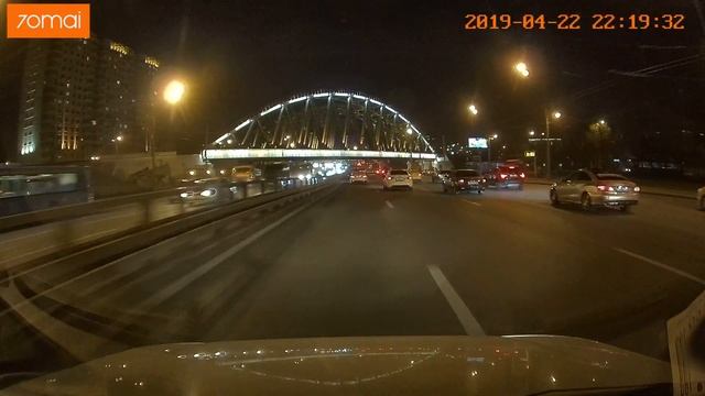 Xiaomi 70mai Pro Пример ночной съёмки.1 смотреть онлайн