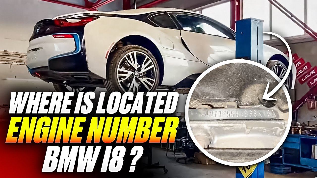 Where is located engine number BMW i8? где номер двс. смотреть онлайн