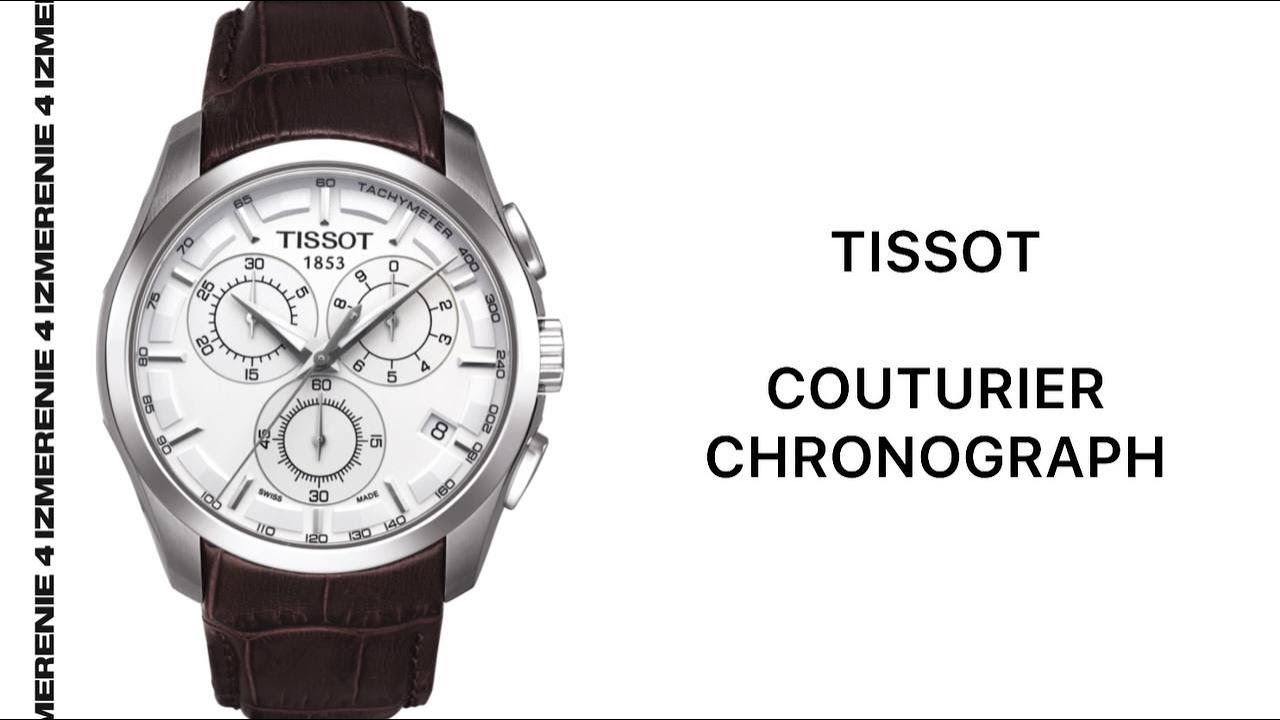 Обзор 4 Измерение Tissot Couturier Chronograph T035.617.16.031.00