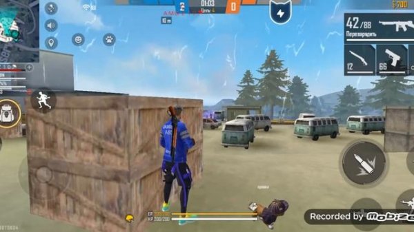 Играю в фри фаер на битве отрядов