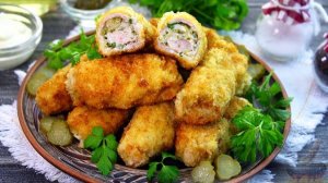 Рай для мясоедов. СВИНЫЕ РУЛЕТИКИ С СЫРОМ И ОГУРЦАМИ