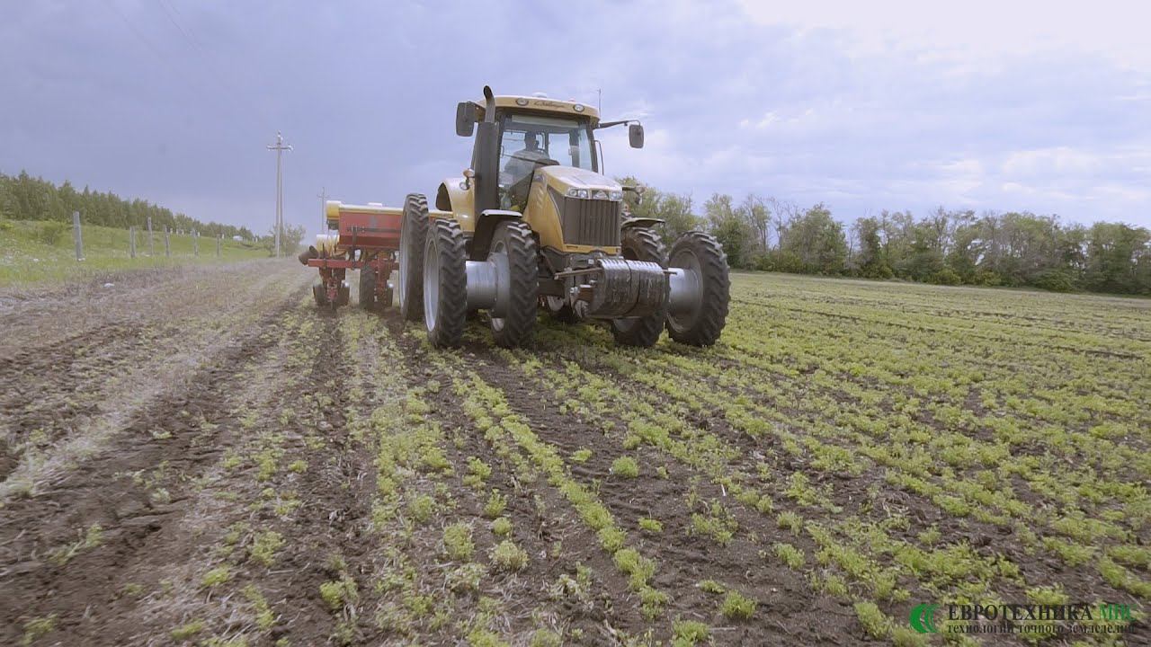 Электрический автопилот Trimble  ISOBUS соединение с сеялкой MaterMacc TWIN ROW